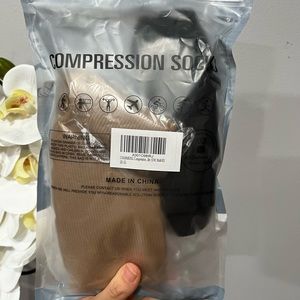 COMPRESSION SOCKS STILL NEW IN BAG! SET OF 3